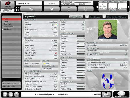 Rugby Union Team Manager 2015 screenshot 8