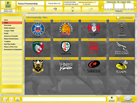 Rugby Union Team Manager 2015 screenshot 10