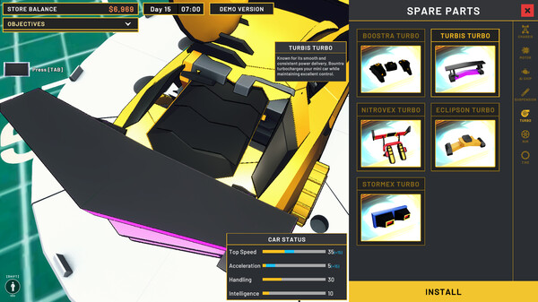 Mini Racer Car Shop Simulator screenshot 5