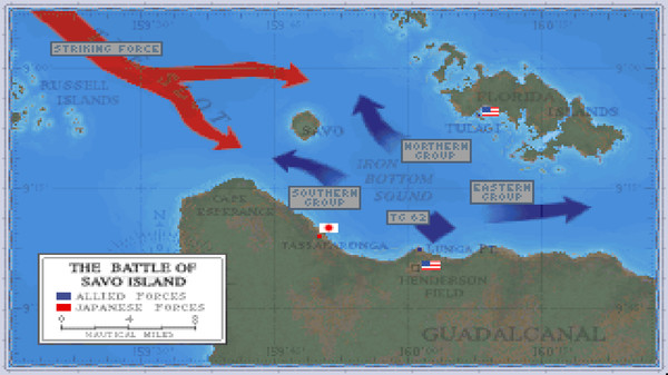 Task Force 1942: Surface Naval Action in the South Pacific screenshot 7