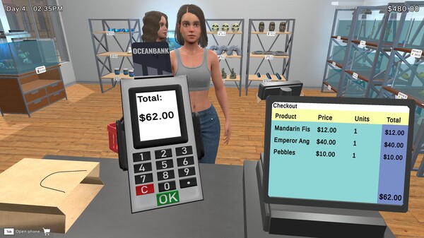 Fish Shop Simulator screenshot 1