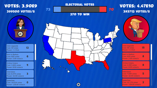 Trump vs Harris Clicker screenshot 1