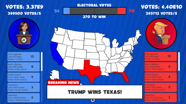 Trump vs Harris Clicker screenshot 3