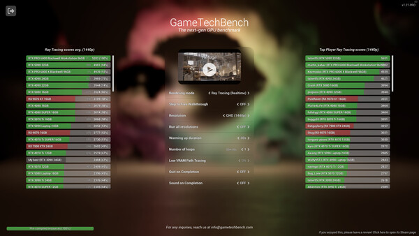 GameTechBench screenshot 2