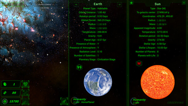 Galactic Simulator screenshot 5