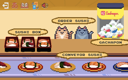 Learn Japanese Kana & Vocab with Sushi screenshot 1