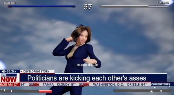 Election FighterZ: Kamala vs trump screenshot 2