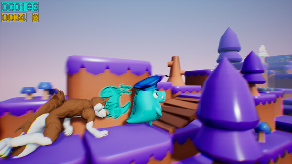 Dino running from a FURRY: GAMESFORFARM screenshot 8