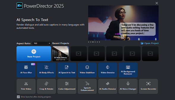 CyberLink PowerDirector 2025 Ultimate screenshot 1