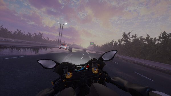 Motorcycle Night Ride screenshot 7