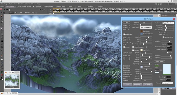 PD Howler 9.6 Digital Painter and Visual FX box screenshot 6