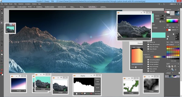 PD Howler 9.6 Digital Painter and Visual FX box screenshot 5