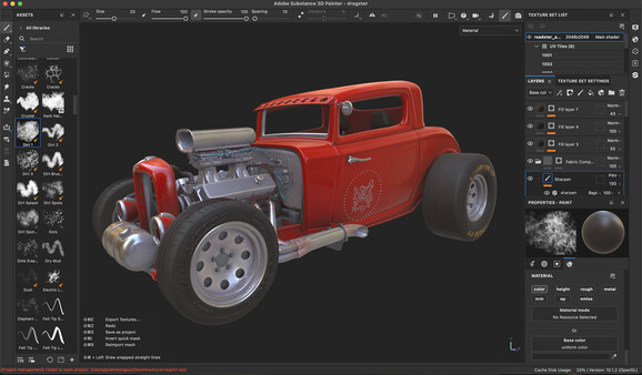 Substance 3D Painter 2025 screenshot 4