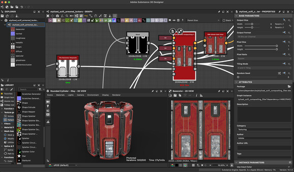 Substance 3D Designer 2025 screenshot 1