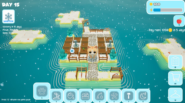 Meowland: Island Farm screenshot 2