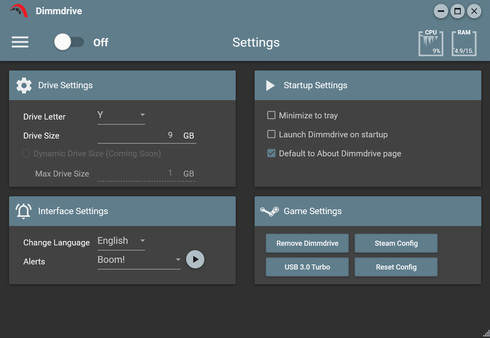 Dimmdrive :: Gaming Ramdrive @ 10,000+ MB/s screenshot 5