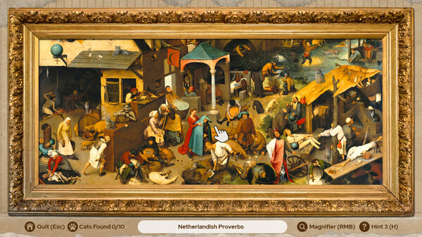 Cats of Mona Lisa - A hidden object game screenshot 1