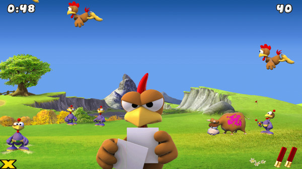Moorhuhn Invasion (Crazy Chicken Invasion) screenshot 1
