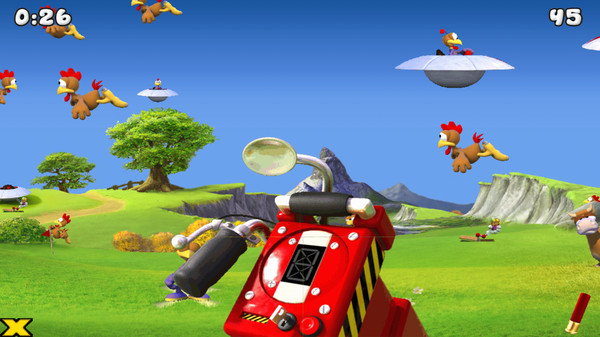 Moorhuhn Invasion (Crazy Chicken Invasion) screenshot 4
