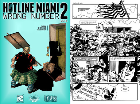 Hotline Miami 2: Wrong Number Digital Comic screenshot 2