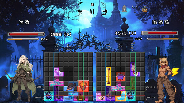 Monsters in Moonlight: Block Braw screenshot 2