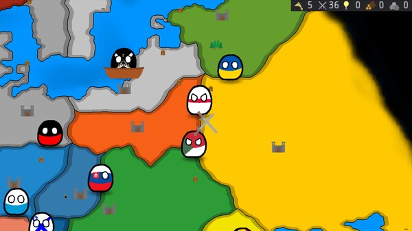 Countryballs: Rise of Europe screenshot 1