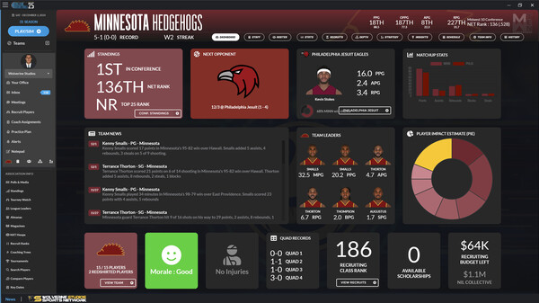 Draft Day Sports: College Basketball 2025 screenshot 6