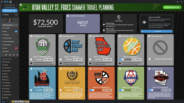 Draft Day Sports: College Basketball 2025 screenshot 9