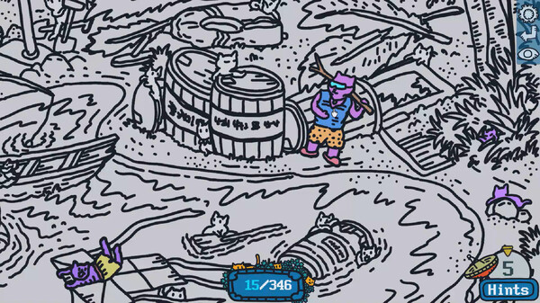 Finding Cats In White Sand Village screenshot 6