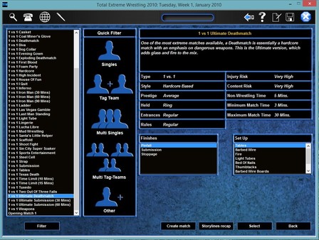 Total Extreme Wrestling 2010 screenshot 4
