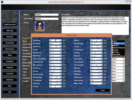 Total Extreme Wrestling 2010 screenshot 7