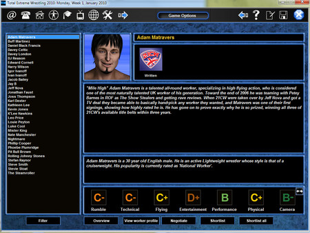 Total Extreme Wrestling 2010 screenshot 3