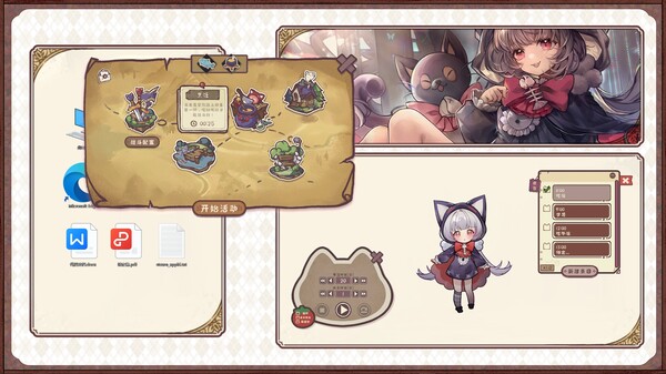 Desktop Kitten Girl screenshot 4