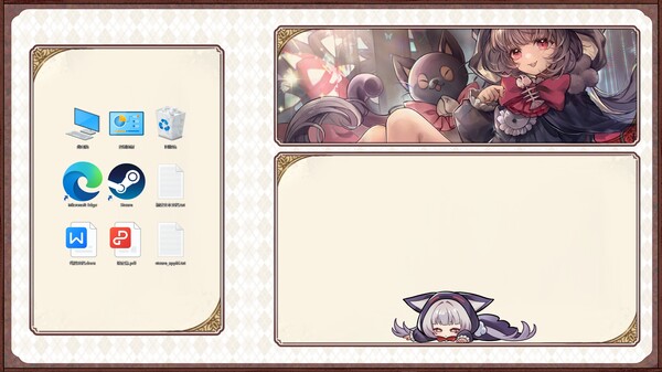 Desktop Kitten Girl screenshot 2