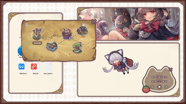 Desktop Kitten Girl screenshot 3