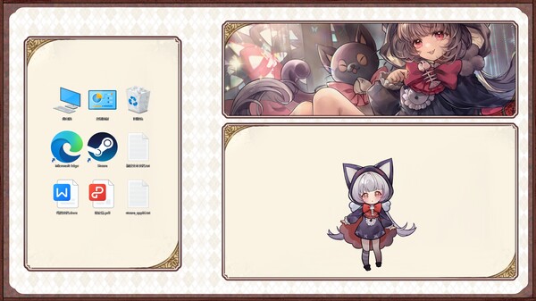 Desktop Kitten Girl screenshot 1