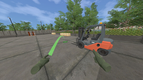 Forklift Driving Simulator VR screenshot 1