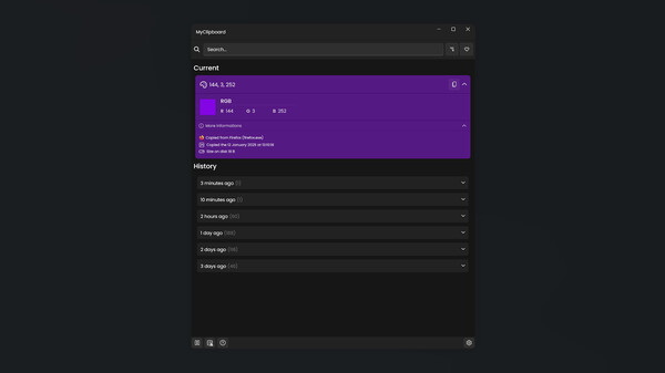 MyClipboard screenshot 3