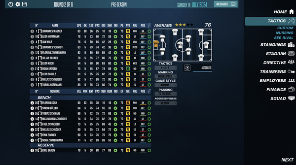 F11 Football Manager screenshot 3