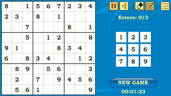 Sudoku screenshot 1