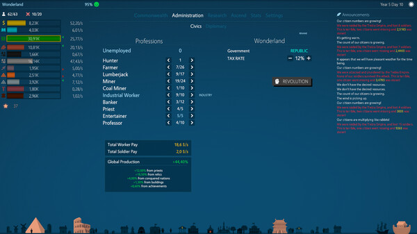 Idle Commonwealth screenshot 3