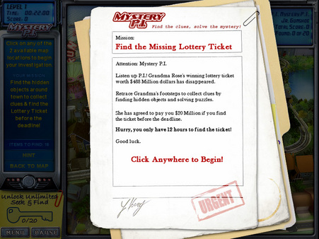 Mystery P.I. - The Lottery Ticket screenshot 2
