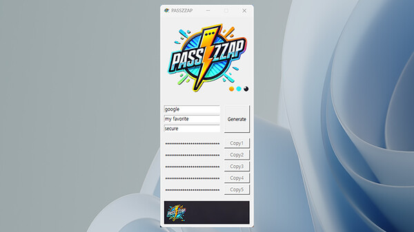 PASSZZAP screenshot 2