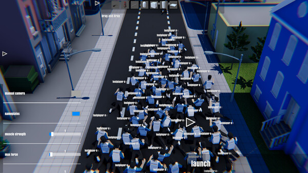 Chat Ragdoll Racing screenshot 1
