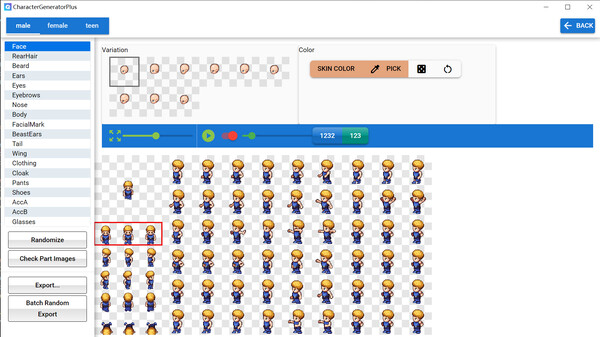 Character Generator Plus screenshot 3