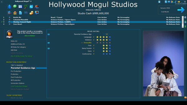 Hollywood Mogul 4 screenshot 5
