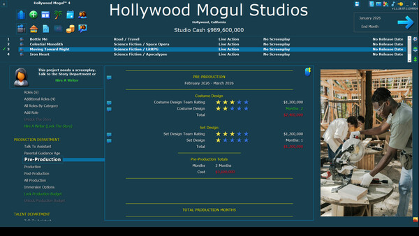 Hollywood Mogul 4 screenshot 6
