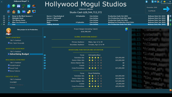 Hollywood Mogul 4 screenshot 9