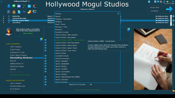 Hollywood Mogul 4 screenshot 2