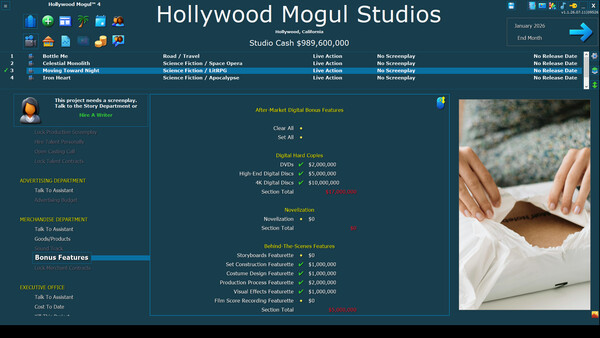 Hollywood Mogul 4 screenshot 11